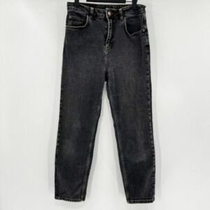 BDG Girlfriend Jean Black Wash Denim High Waisted Straight Leg Women's Size 32